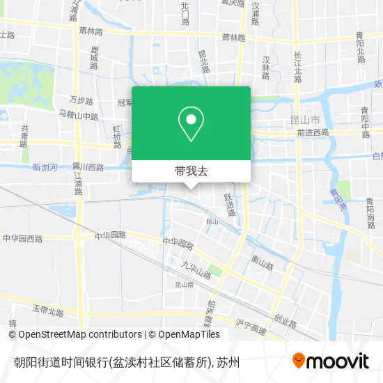 朝阳街道时间银行(盆渎村社区储蓄所)地图