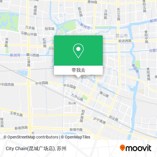 City Chain(昆城广场店)地图