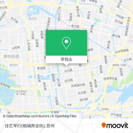 佳艺琴行(相城商业街)地图