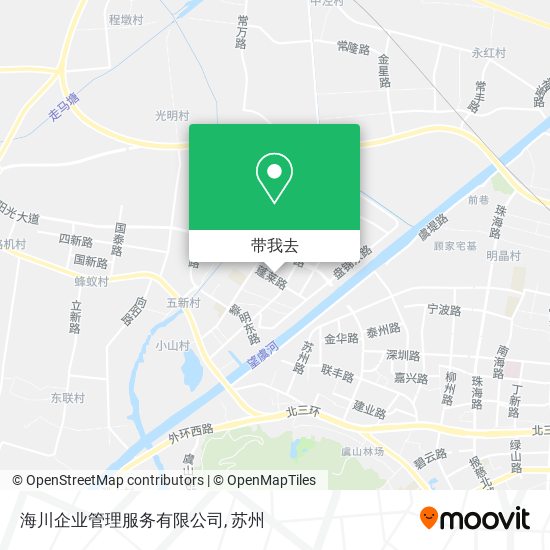 海川企业管理服务有限公司地图