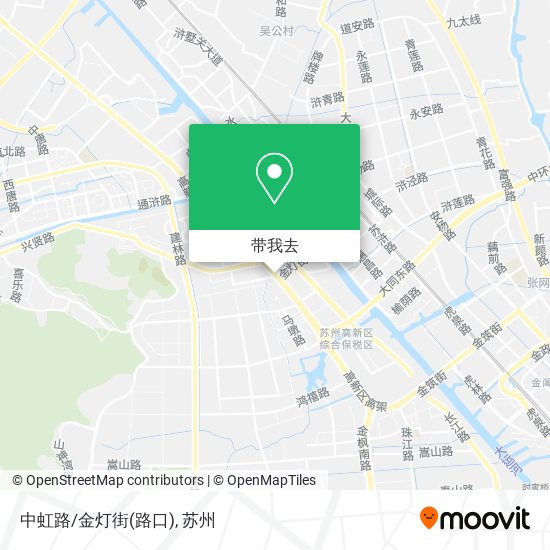 中虹路/金灯街(路口)地图