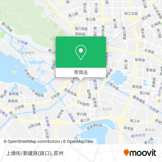 上塘街/新建路(路口)地图