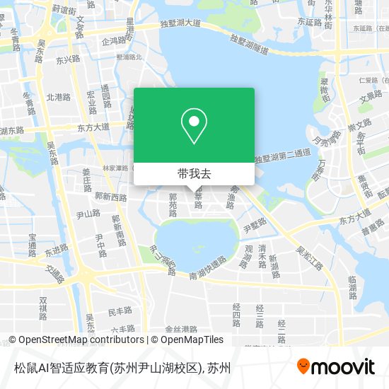 松鼠AI智适应教育(苏州尹山湖校区)地图
