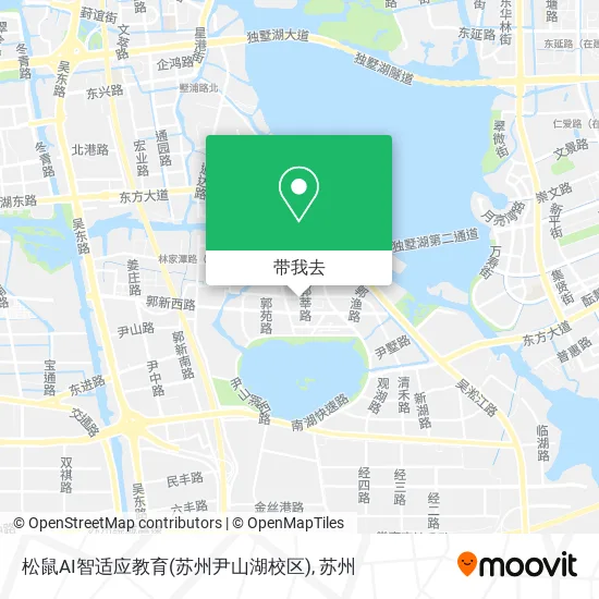 松鼠AI智适应教育(苏州尹山湖校区)地图