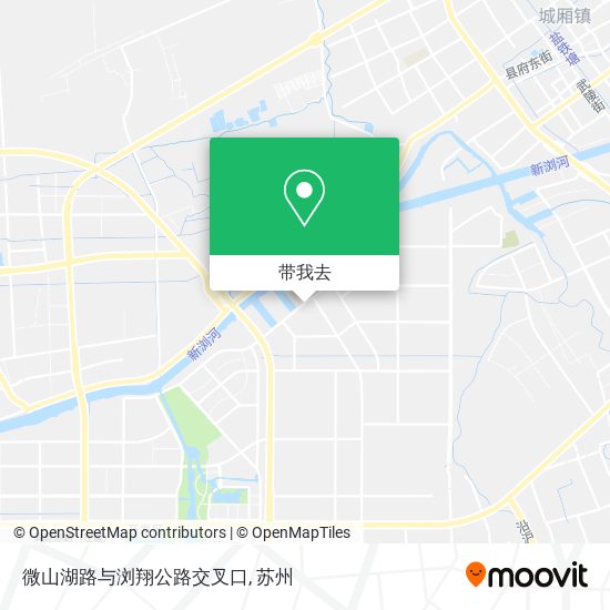 微山湖路与浏翔公路交叉口地图