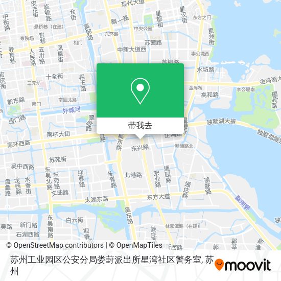 苏州工业园区公安分局娄葑派出所星湾社区警务室地图