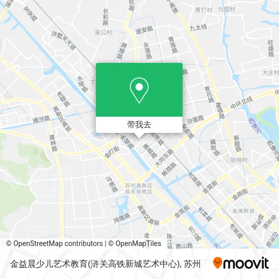 金益晨少儿艺术教育(浒关高铁新城艺术中心)地图