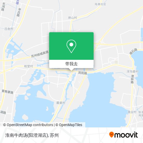 淮南牛肉汤(阳澄湖店)地图