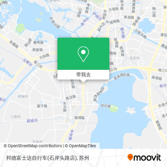 邦德富士达自行车(石岸头路店)地图