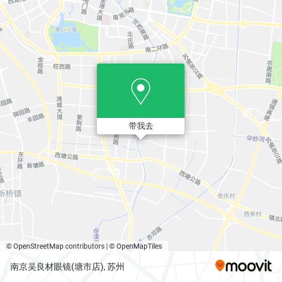 南京吴良材眼镜(塘市店)地图