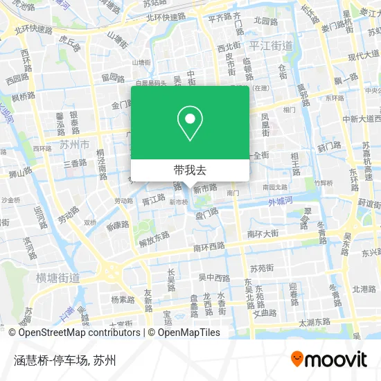 涵慧桥-停车场地图