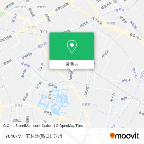 Y640/M一五村道(路口)地图