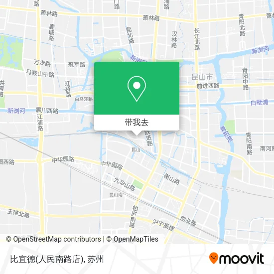 比宜德(人民南路店)地图