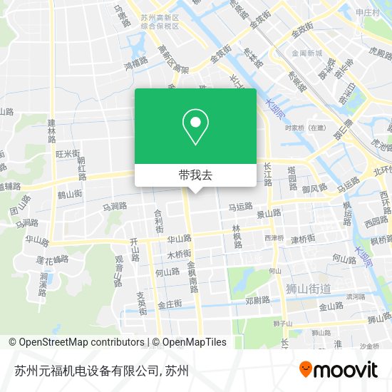 苏州元福机电设备有限公司地图