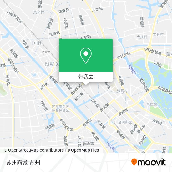苏州商城地图