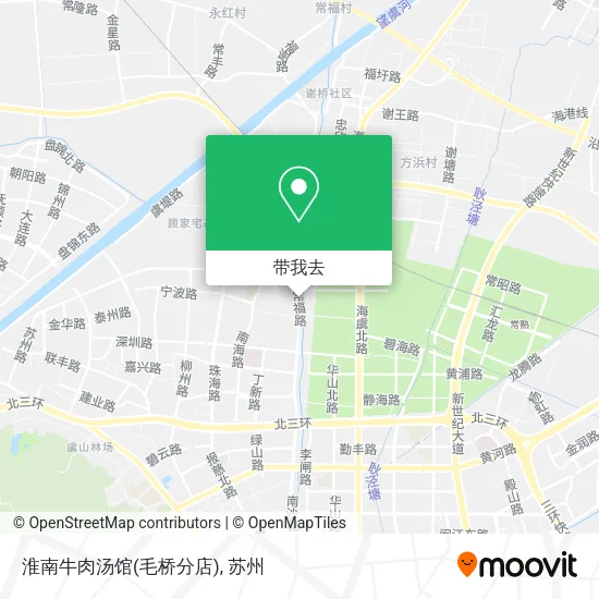 淮南牛肉汤馆(毛桥分店)地图