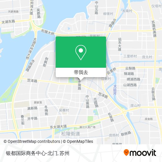 银都国际商务中心-北门地图