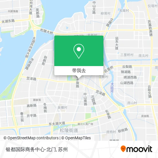 银都国际商务中心-北门地图