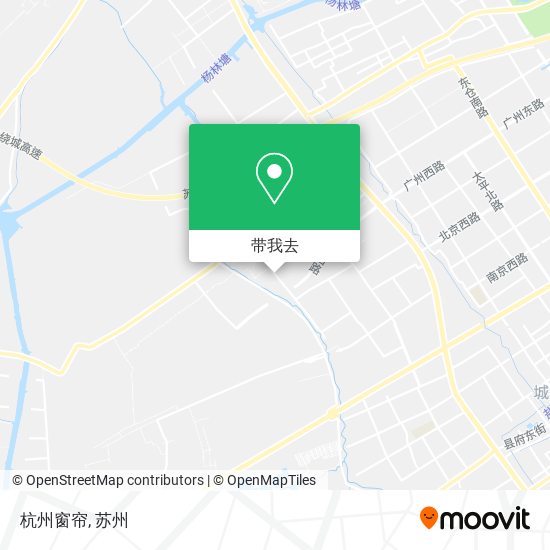 杭州窗帘地图