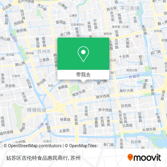 姑苏区吉伦特食品惠民商行地图