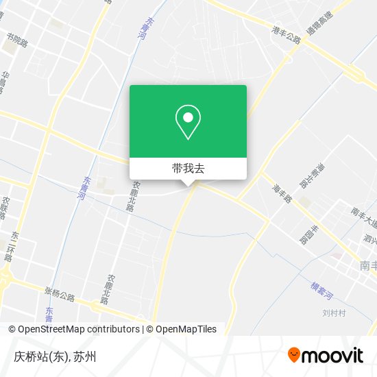 庆桥站(东)地图