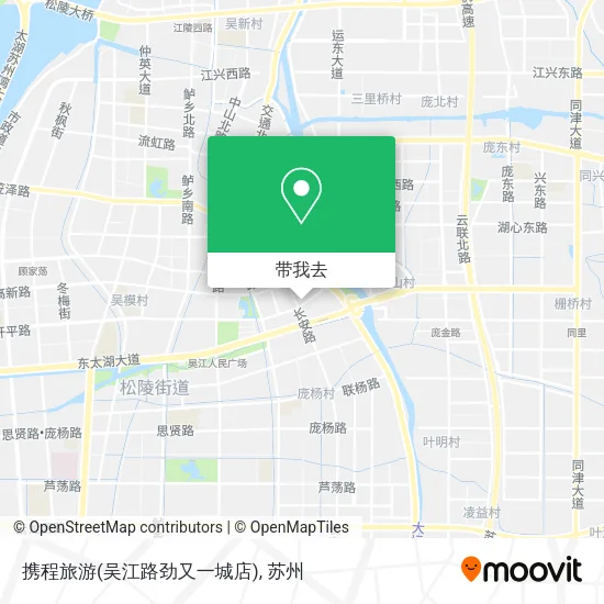 携程旅游(吴江路劲又一城店)地图