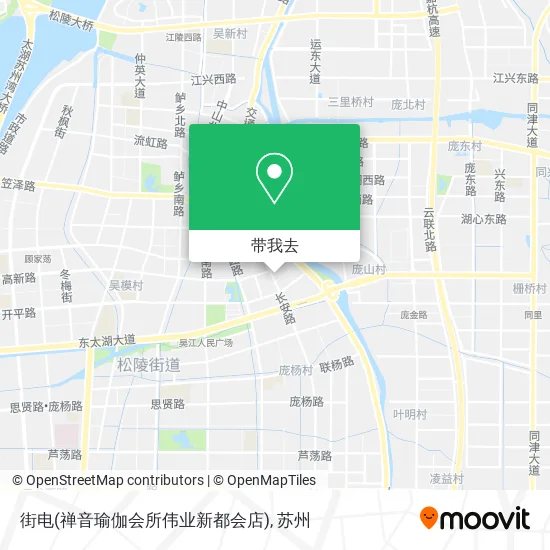 街电(禅音瑜伽会所伟业新都会店)地图