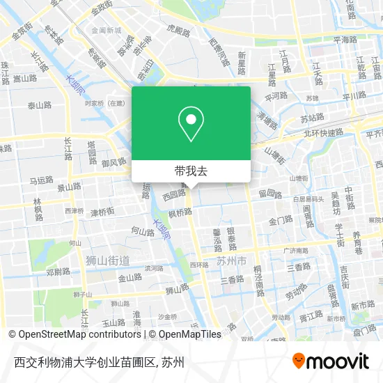 西交利物浦大学创业苗圃区地图