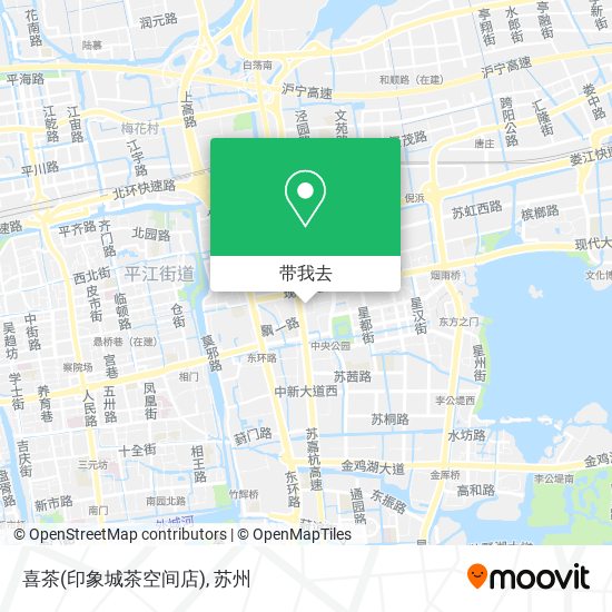 喜茶(印象城茶空间店)地图