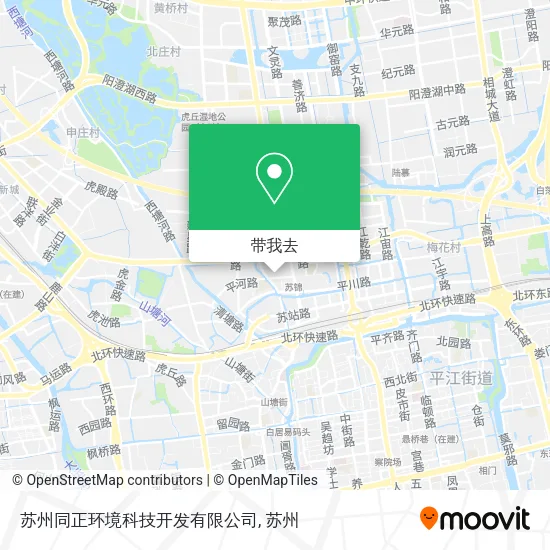 苏州同正环境科技开发有限公司地图