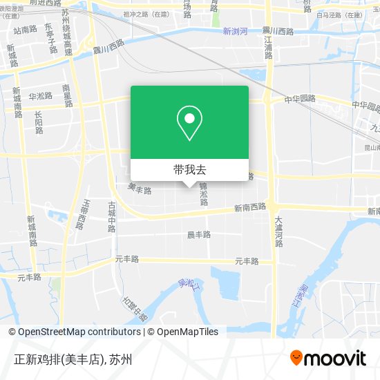 正新鸡排(美丰店)地图