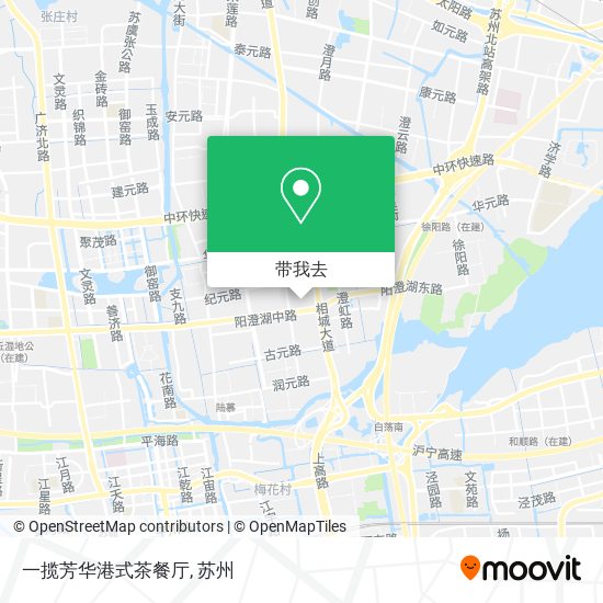 一揽芳华港式茶餐厅地图
