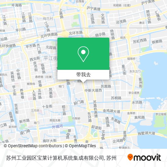 苏州工业园区宝莱计算机系统集成有限公司地图