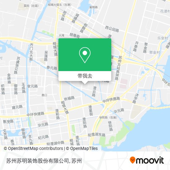 苏州苏明装饰股份有限公司地图