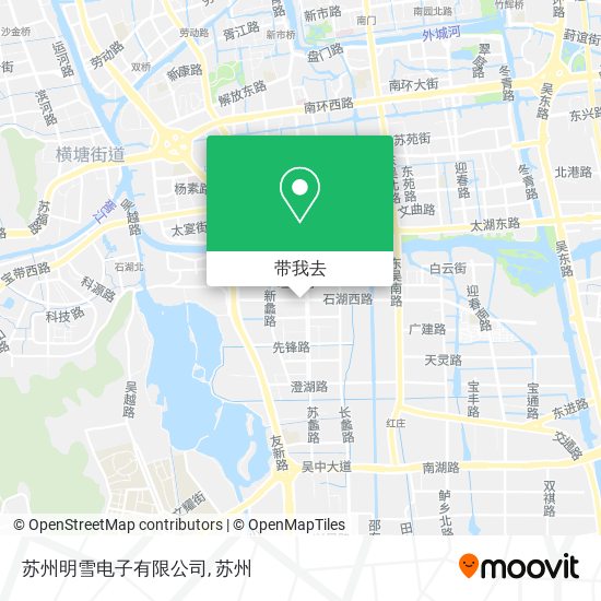 苏州明雪电子有限公司地图