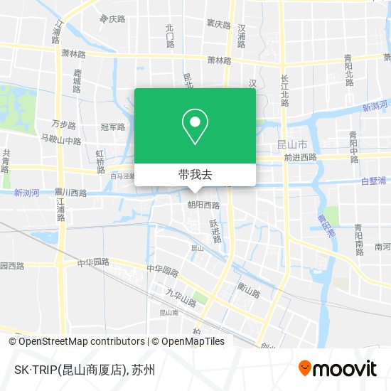 SK·TRIP(昆山商厦店)地图