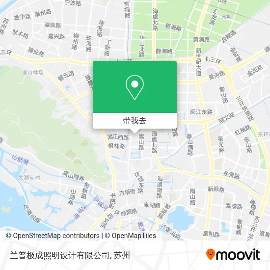 兰普极成照明设计有限公司地图