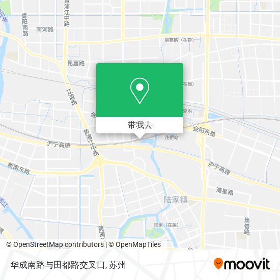 华成南路与田都路交叉口地图