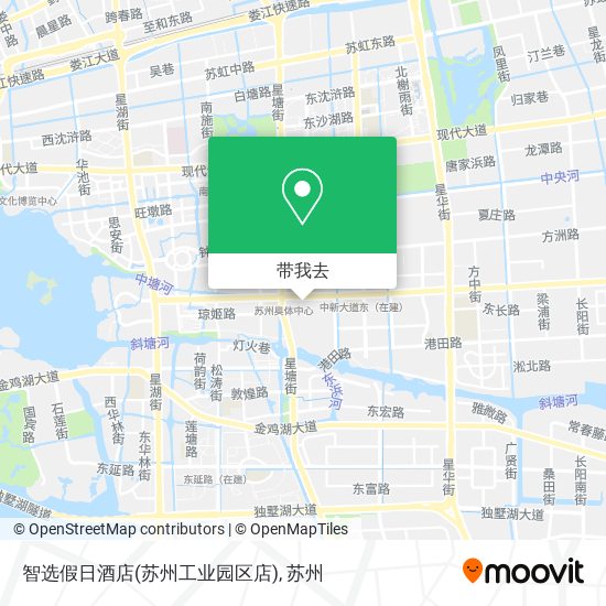 智选假日酒店(苏州工业园区店)地图