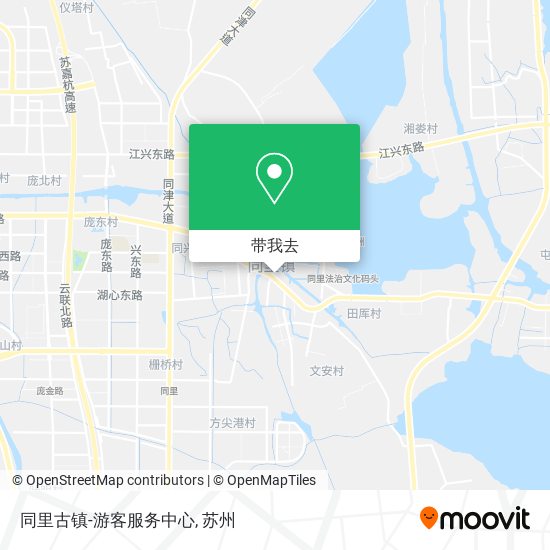同里古镇-游客服务中心地图