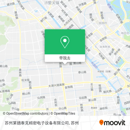 苏州莱德泰克精密电子设备有限公司地图