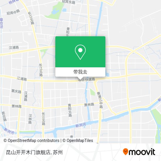 昆山开开木门旗舰店地图