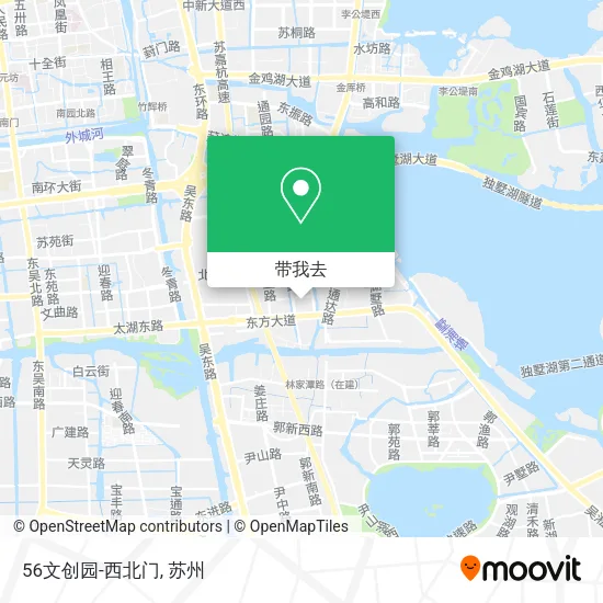 56文创园-西北门地图