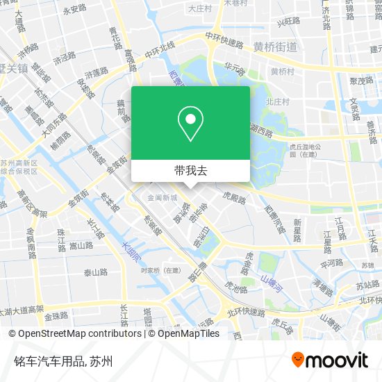 铭车汽车用品地图