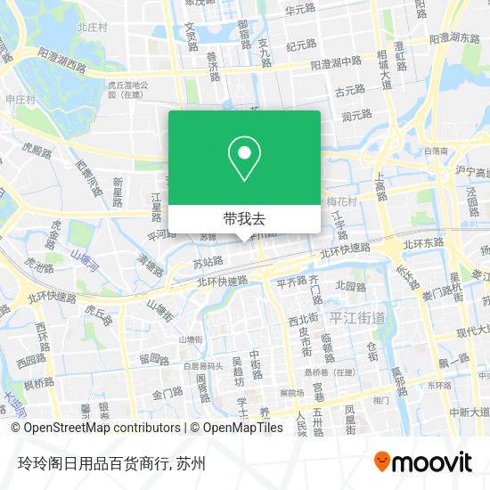玲玲阁日用品百货商行地图