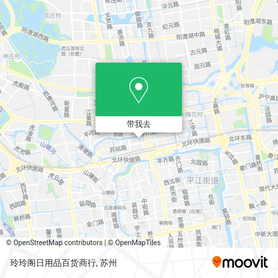 玲玲阁日用品百货商行地图