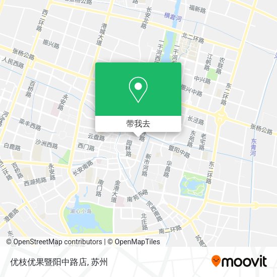 优枝优果暨阳中路店地图