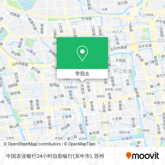 中国农业银行24小时自助银行(东中市)地图