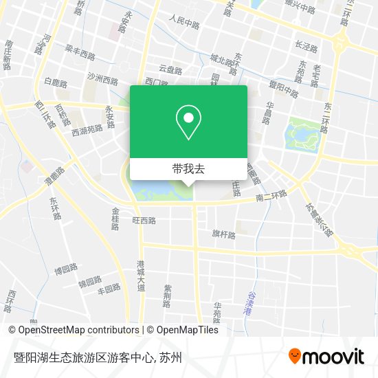 暨阳湖生态旅游区游客中心地图