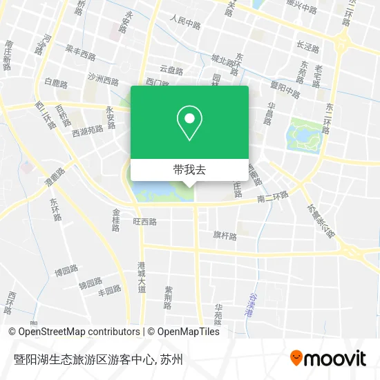 暨阳湖生态旅游区游客中心地图